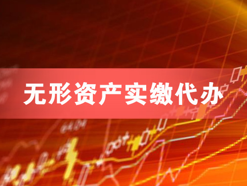 姜堰无形资产实缴资本代办